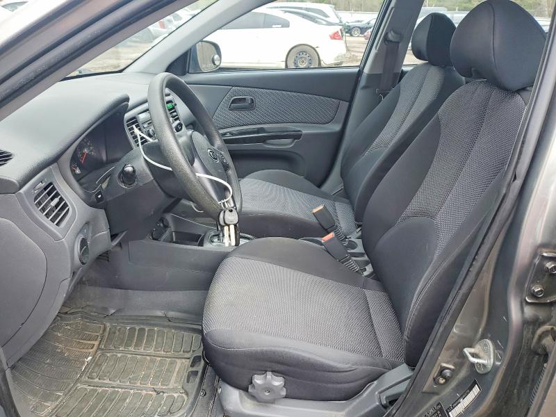 2010 Kia Rio VIN KNADH4B35A6622730 COPART salvage auction — SIDE, ON - PERMIT NO BRAND - UNFIT, sold $200 on 2026-07-28 (photo 7)