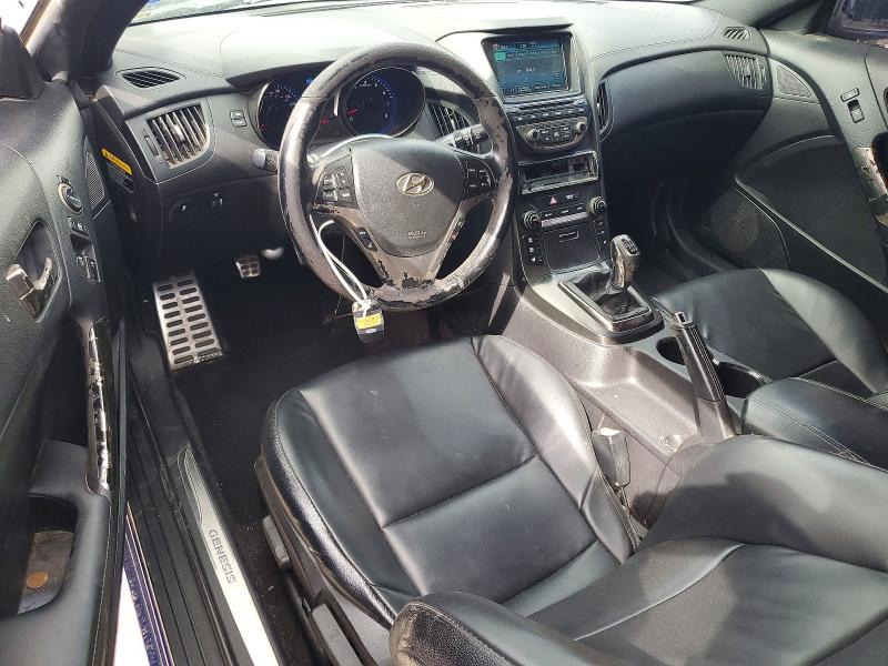 2013 Hyundai Genesis VIN KMHHU6KJ9DU101192 COPART salvage auction — REAR END, Tx - Salvage Vehicle Title, sold $400 on 2026-07-28 (photo 8)