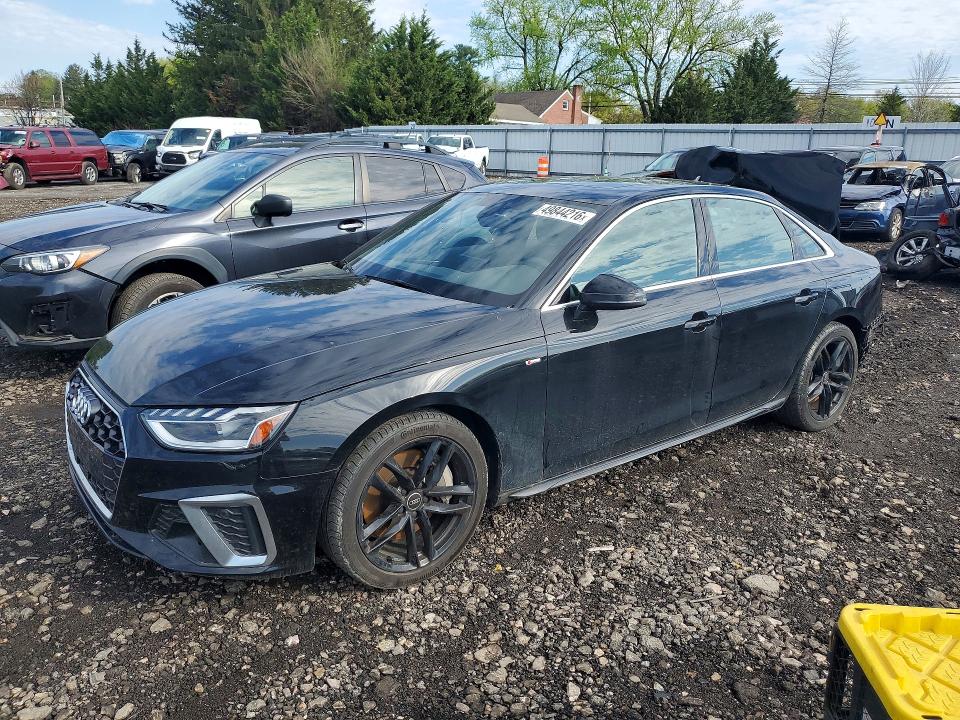 2024 Audi A4 VIN WAUDAAF41RN016221 — COPART salvage auction photo