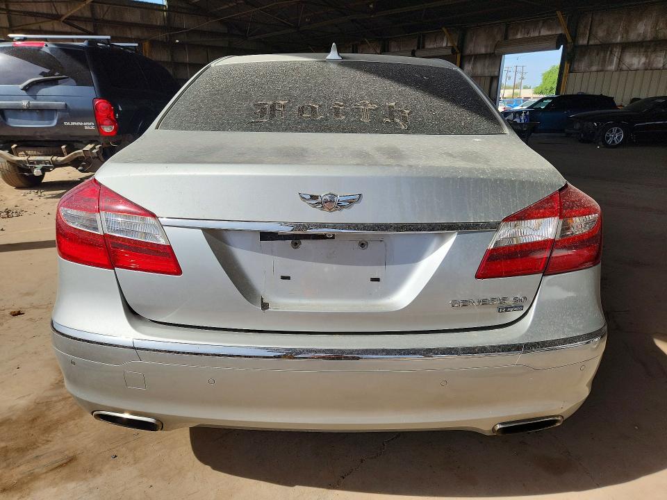 2012 Hyundai Genesis VIN KMHGC4DHXCU187642 COPART salvage auction — SIDE, Az - Cert Of Title - Salvage, sold $3,000 on 2026-07-29 (photo 6)