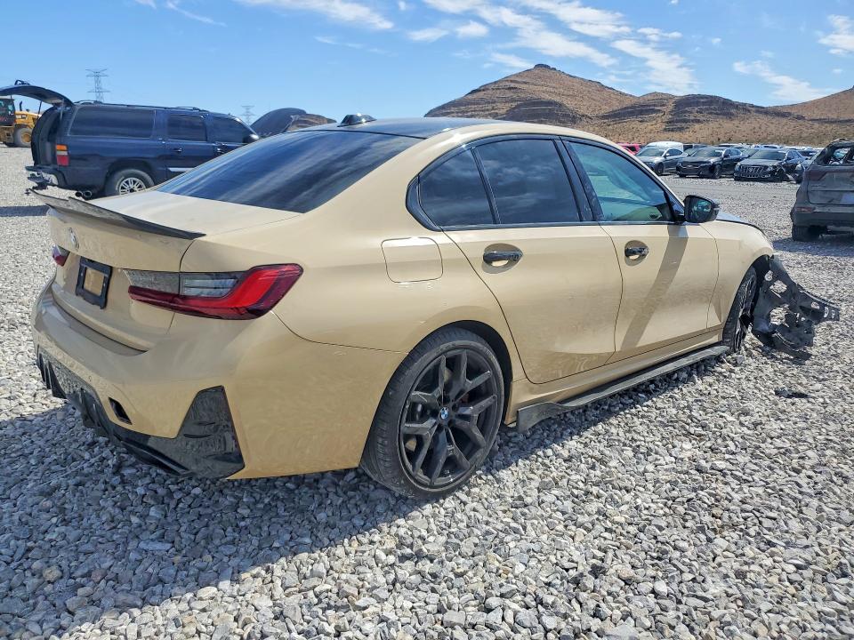2025 BMW M340i VIN 3MW69FT00S8F43630 COPART salvage auction — FRONT END, Nv - Salvage Title, sold $28,250 on 2026-07-08 (photo 3)