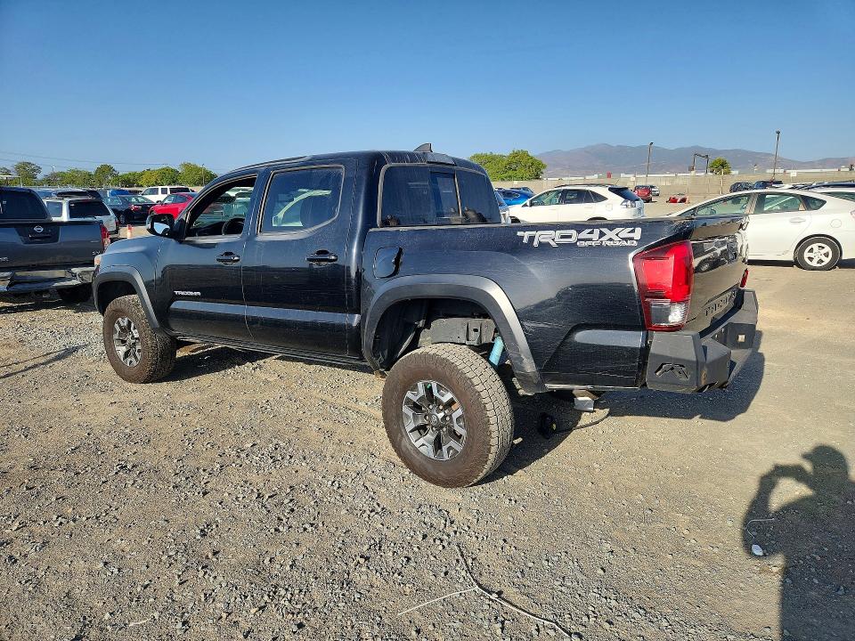 2018 Toyota Tacoma VIN 3TMCZ5AN4JM131554 COPART salvage auction — REAR END, Ca - Salvage Certificate, sold $9,400 on 2026-07-10 (photo 2)