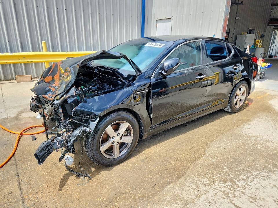 2015 Kia Optima VIN 5XXGM4A75FG485166 COPART salvage auction — FRONT END, Ms - Cert Of Title-Salvaged, sold $175 on 2026-07-08 (photo 1)