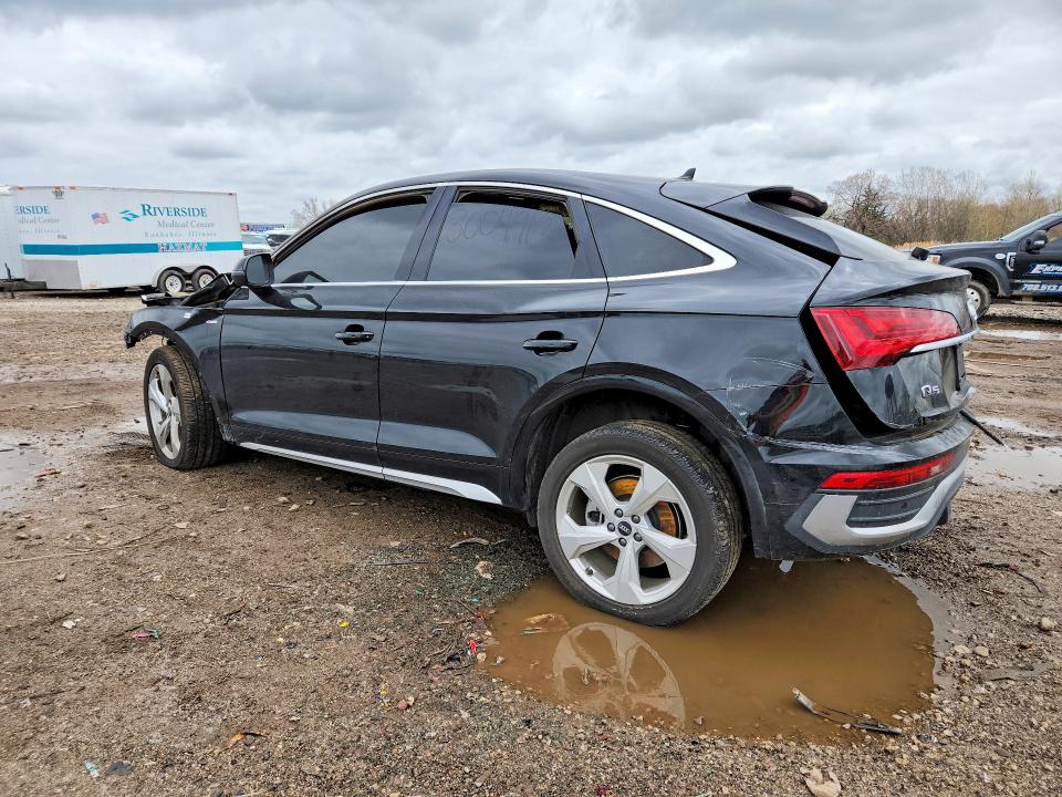 2021 Audi Q5 sportback VIN WA15AAFY6M2115759 COPART salvage auction — BURN, Il - Salvage Certificate, sold $1,600 on 2026-07-10 (photo 2)