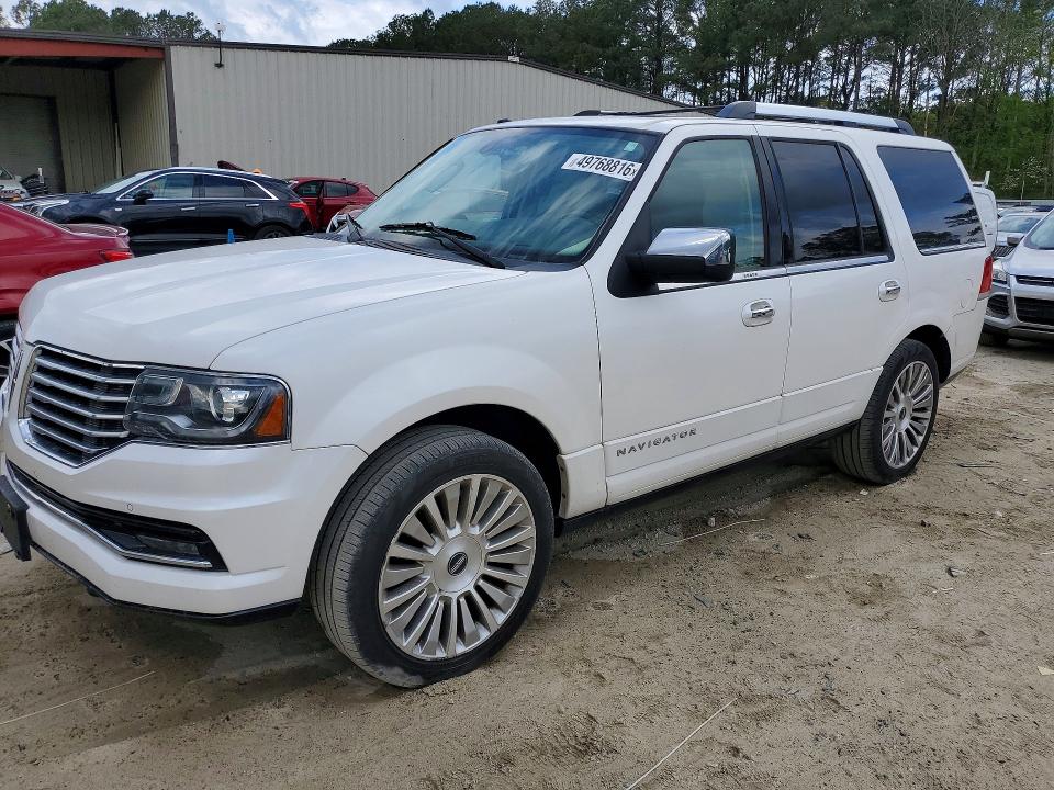 2015 Lincoln Navigator VIN 5LMJJ2JT1FEJ05818 COPART salvage auction — NORMAL WEAR, Salvage Title, sold $875 on 2026-07-21 (photo 1)
