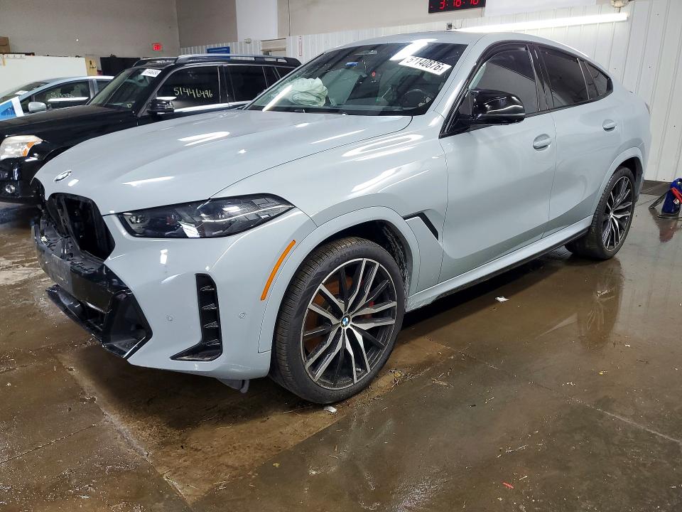 2024 BMW X6 VIN 5UX43EX04R9T77479 COPART salvage auction — FRONT END, Il - Salvage Certificate, sold $9,200 on 2026-07-21 (photo 1)