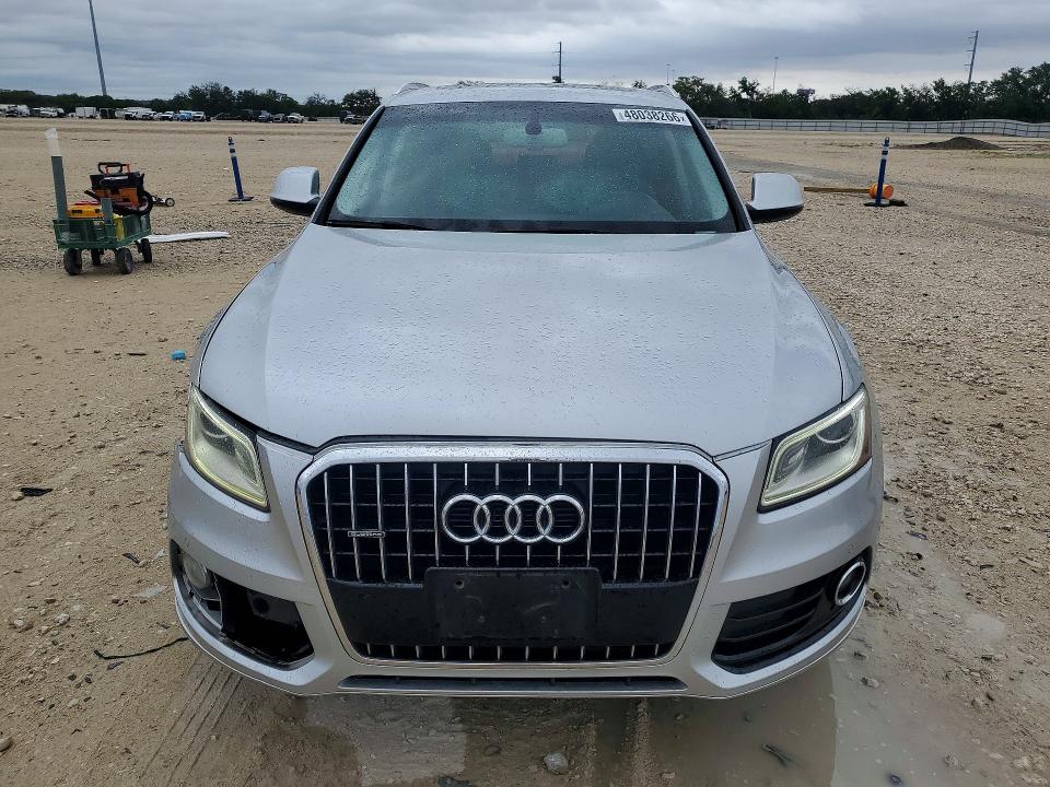 2013 Audi Q5 VIN WA1LFAFP8DA101965 COPART salvage auction — FRONT END, Tx - Nonrepairable Title, sold $2,200 on 2026-07-02 (photo 5)