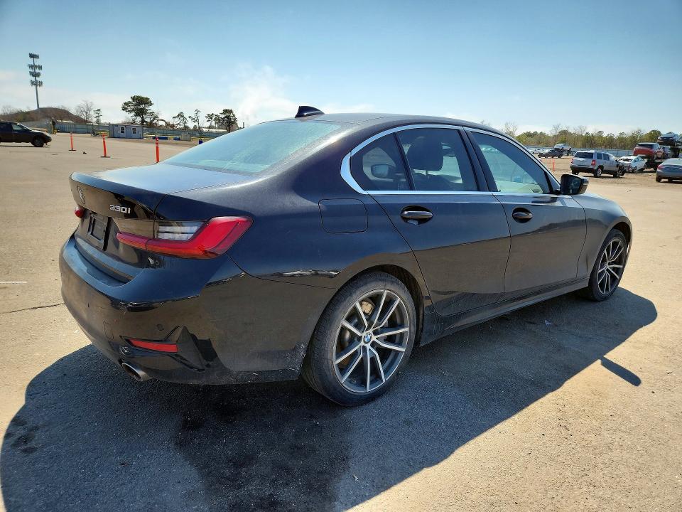 2020 BMW 3 series VIN 3MW5R7J09L8B23497 COPART salvage auction — Burn Engine, MD - CERT OF SALVAGE > 75% DAMAGE, sold $8,800 on 2026-08-05 (photo 3)