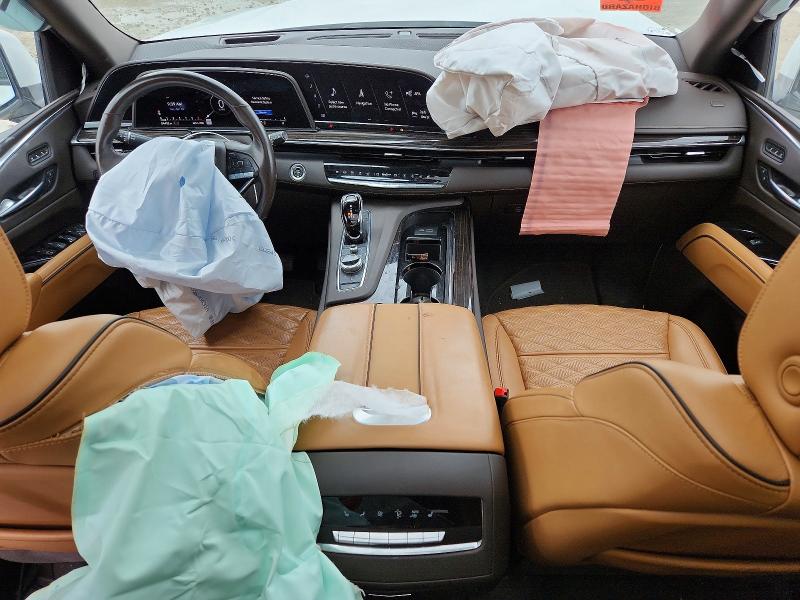 2021 Cadillac Escalade VIN 1GYS4NKL2MR346080 COPART salvage auction — FRONT END, Wi - Cert Of Title-Salvage Vehicle, sold $17,300 on 2026-07-27 (photo 8)