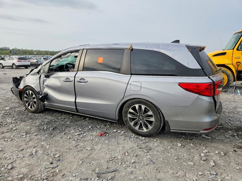 2021 Honda Odyssey VIN 5FNRL6H75MB029214 COPART salvage auction — FRONT END, Mo - Salvage Certificate Of Title, sold $2,200 on 2026-07-08 (photo 2)