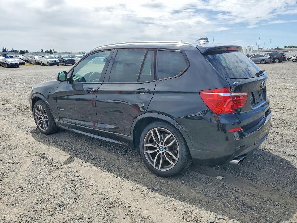 2016 BMW X3 VIN 5UXWX7C50G0S15876 COPART salvage auction — REAR END, Ca - Salvage Certificate, sold $4,900 on 2026-07-02 (photo 2)