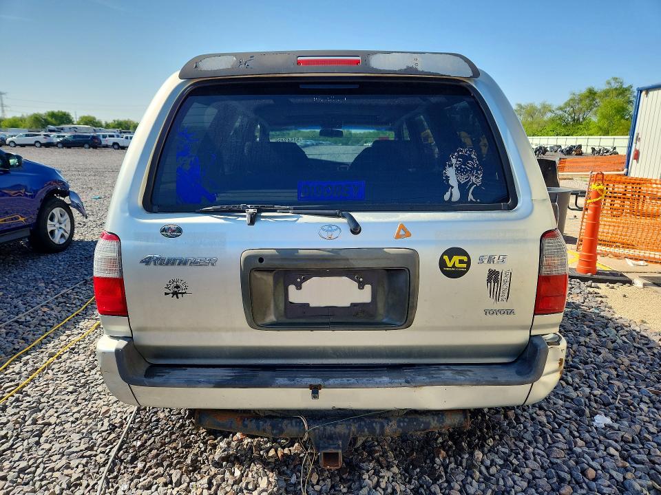 2000 Toyota 4runner VIN JT3GN86R8Y0161393 COPART salvage auction — FRONT END, In - Certificate Of Title, sold $475 on 2026-07-13 (photo 6)