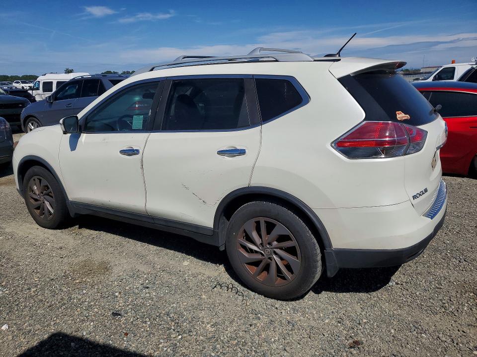 2016 Nissan Rogue VIN 5N1AT2MT0GC886918 COPART salvage auction — MINOR DENT/SCRATCHES, Ca - Dis/Dlr/Exp Only Clean Title (P), sold $1,750 on 2026-07-09 (photo 2)