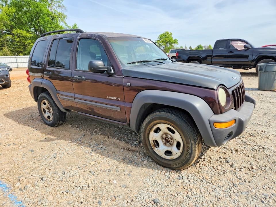 2004 Jeep Liberty (north america) VIN 1J4GL48K84W175385 COPART salvage auction — FRONT END, MT - DEALER ONLY CLEAN TITLE, sold $850 on 2026-08-17 (photo 4)