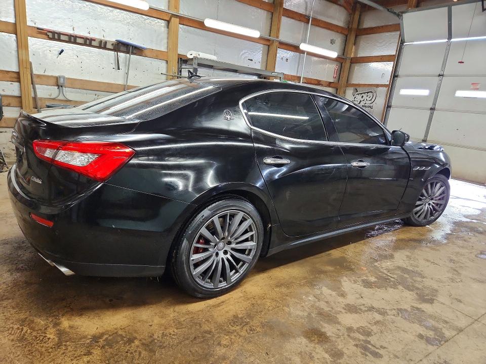 2017 Maserati Ghibli VIN ZAM57RSL6H1221519 COPART salvage auction — FRONT END, Il - Salvage Certificate, sold $2,050 on 2026-07-27 (photo 3)