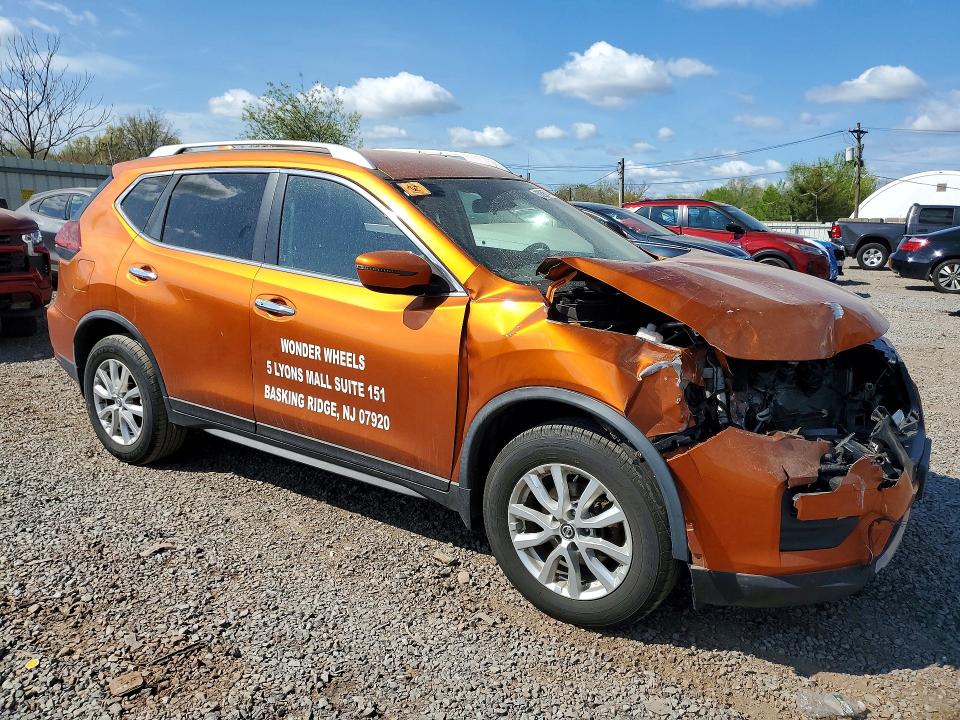 2019 Nissan Rogue VIN JN8AT2MV4KW379361 COPART salvage auction — FRONT END, Nj - Cert Of Title-Salvage, sold $1,900 on 2026-07-24 (photo 4)