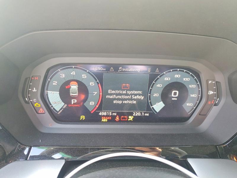 2023 Audi A3 VIN WAUAUDGY4PA109929 COPART salvage auction — FRONT END, Md - Cert Of Salvage > 75% Damage, sold $4,100 on 2026-07-07 (photo 9)