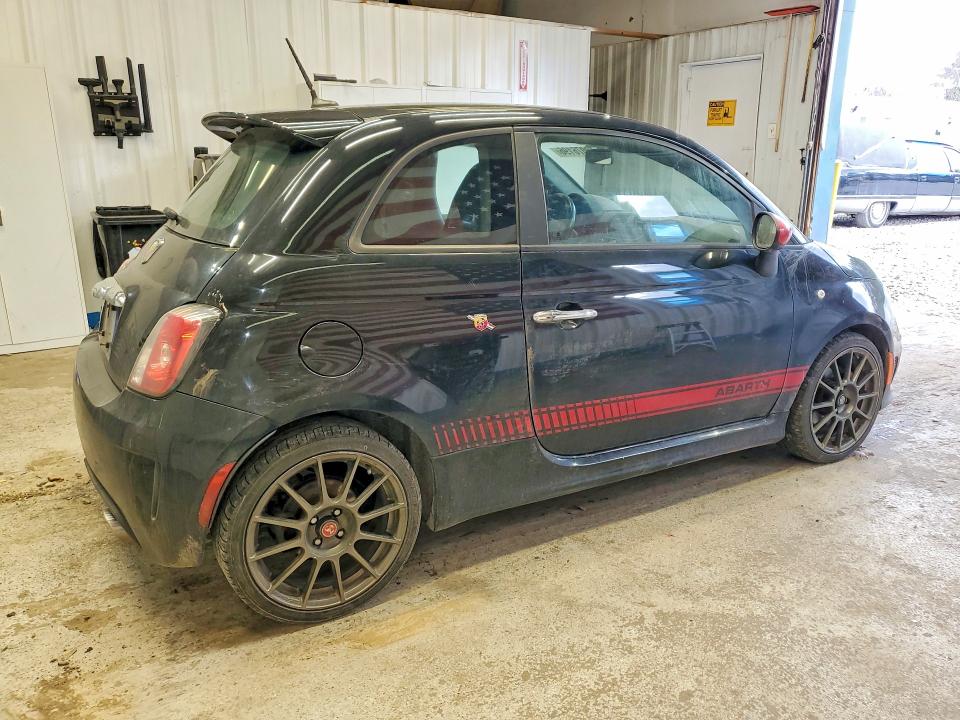 2015 Fiat 500 VIN 3C3CFFFH7FT501740 COPART salvage auction — FRONT END, ID - SALVAGE CERTIFICATE OF TITLE, sold $90 on 2026-07-23 (photo 3)