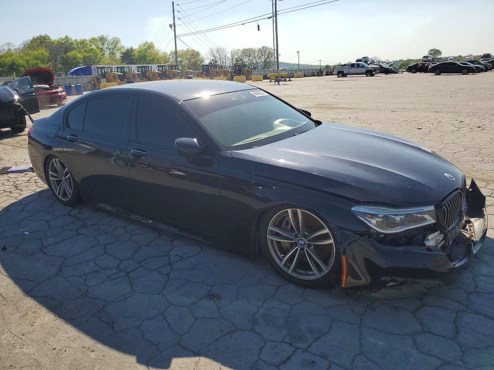2017 BMW 7 series VIN WBA7F2C52HG421718 COPART salvage auction — FRONT END, Tn - Certificate Of Title (P), sold $3,050 on 2026-07-06 (photo 4)
