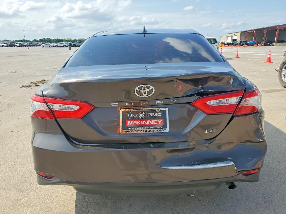 2018 Toyota Camry VIN JTNB11HK4J3000337 COPART salvage auction — REAR END, Tx - Salvage Vehicle Title, sold $2,700 on 2026-07-06 (photo 6)