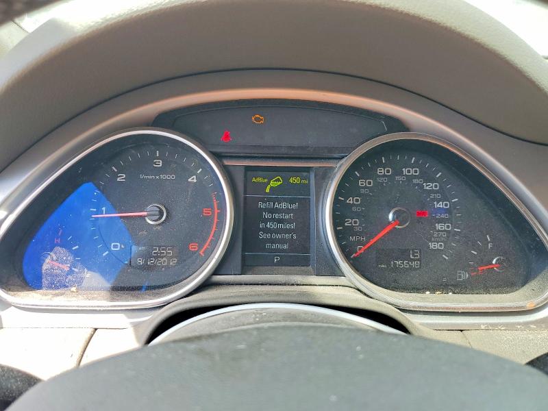 2014 Audi Q7 VIN WA1VMAFE4ED005134 COPART salvage auction — MINOR DENT/SCRATCHES, Ga - Certificate Of Title (P), sold $3,900 on 2026-07-28 (photo 9)