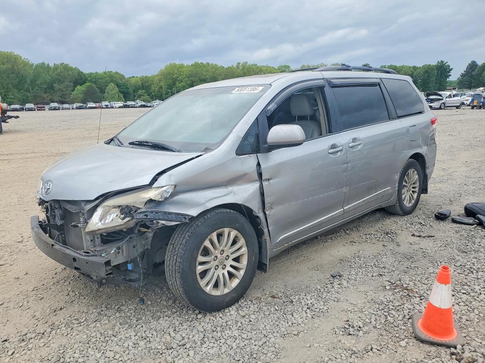 2014 Toyota Sienna VIN 5TDYK3DC7ES442202 COPART salvage auction — FRONT END, Ar - Cert Of Title-Salvage, sold $250 on 2026-07-27 (photo 1)