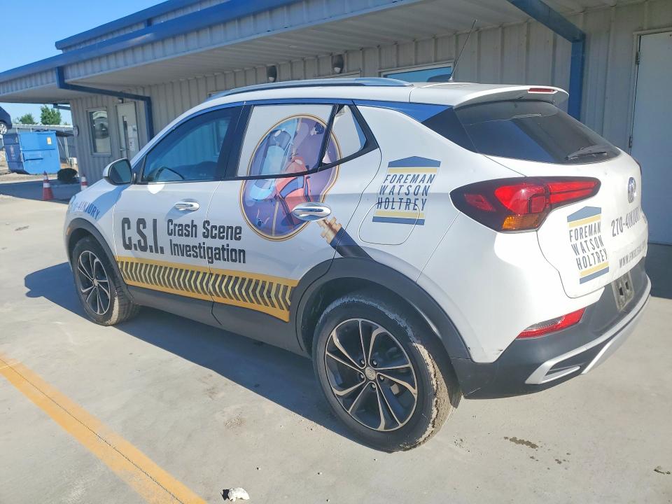2022 Buick Encore VIN KL4MMDSLXNB059146 COPART salvage auction — HAIL, Ky - Hail Salvage Brand, sold $6,400 on 2026-07-23 (photo 2)