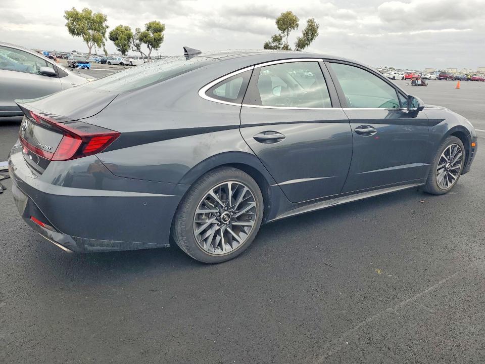 2022 Hyun Sonata VIN KMHL34J24NA168121 COPART salvage auction — SIDE, Ca - Salvage Certificate, sold $9,200 on 2026-07-06 (photo 3)