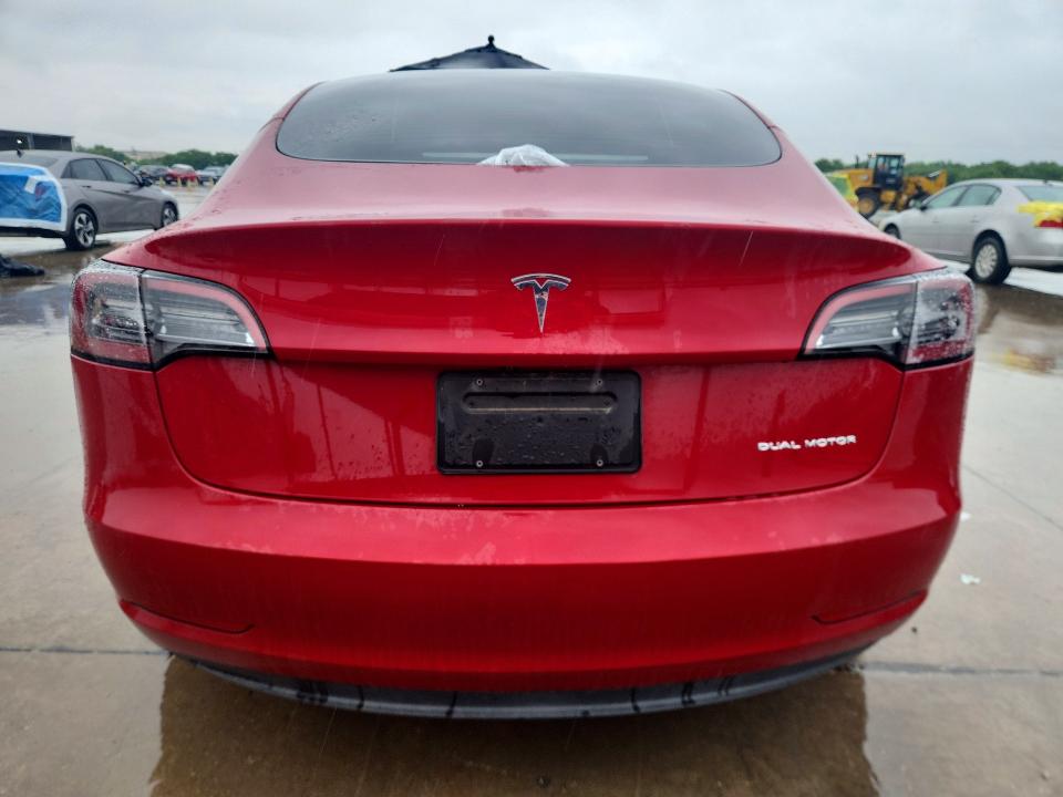 2023 Tesla VIN 5YJ3E1EB0PF675289 COPART salvage auction — FRONT END, Tx - Certificate Of Title, sold $13,800 on 2026-07-06 (photo 6)