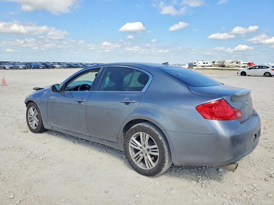 2011 Infiniti G37 VIN JN1CV6AP7BM506453 COPART salvage auction — FRONT END, TX - NONREPAIRABLE TITLE, sold $300 on 2026-07-09 (photo 2)