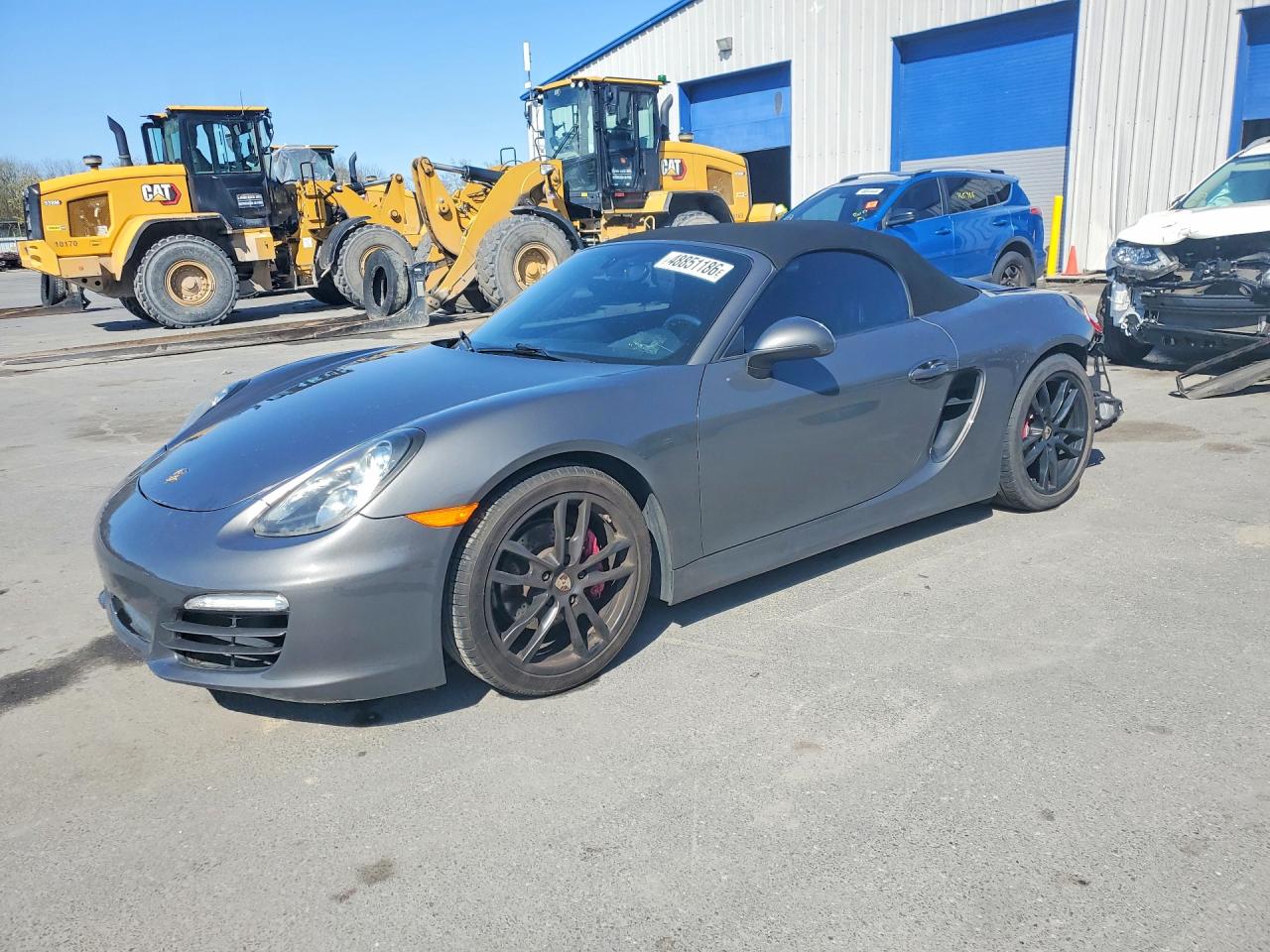 2013 Porsche Boxster VIN WP0CA2A84DS112949 — COPART salvage auction photo