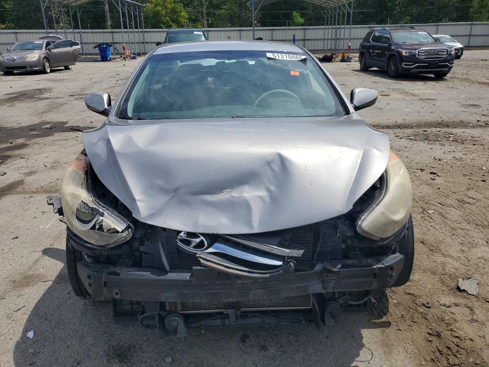 2012 Hyundai Elantra VIN KMHDH4AE2CU259433 COPART salvage auction — REAR END, SC - CERT OF TITLE-SALVAGE, sold $550 on 2026-07-09 (photo 5)
