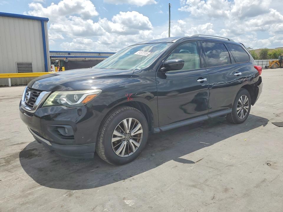2019 Nissan Pathfinder VIN 5N1DR2MNXKC596904 COPART salvage auction — REAR END, Fl - Cert Of Title Slvg Rebuildable, sold $2,000 on 2026-07-02 (photo 1)