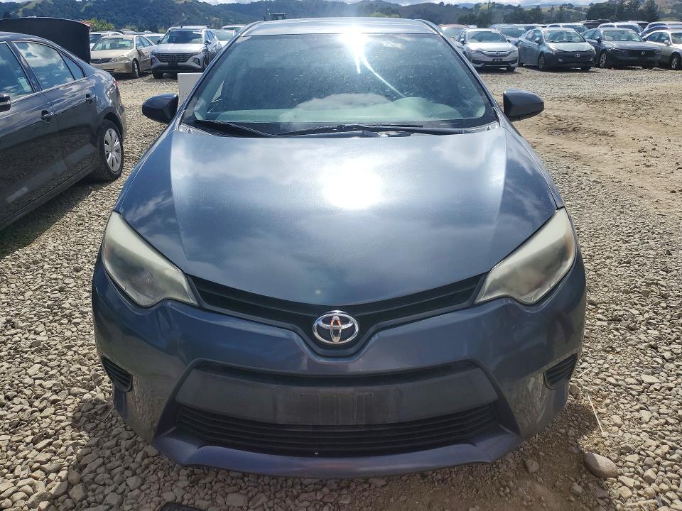 2016 Toyota Corolla VIN 5YFBURHE9GP557099 COPART salvage auction — VANDALISM, Salvage Title, sold $525 on 2026-07-14 (photo 5)