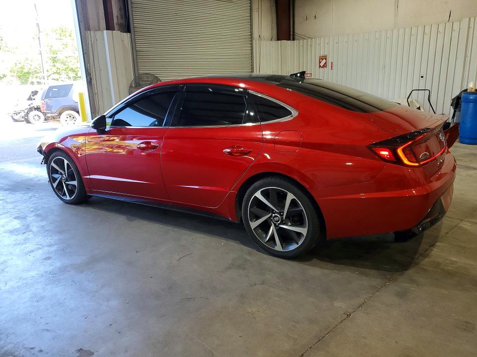 2021 Hyundai Sonata VIN 5NPEJ4J20MH066468 COPART salvage auction — FRONT END, Tx - Salvage Vehicle Title, sold $3,350 on 2026-07-06 (photo 2)