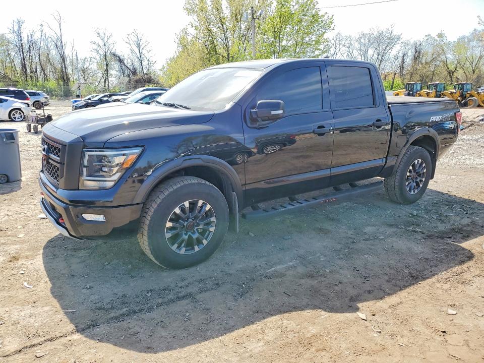 2023 Nissan TITAN VIN 1N6AA1EDXPN104511 COPART salvage auction — REAR END, MD - CERT OF SALVAGE > 75% DAMAGE, sold $10,700 on 2026-07-30 (photo 1)