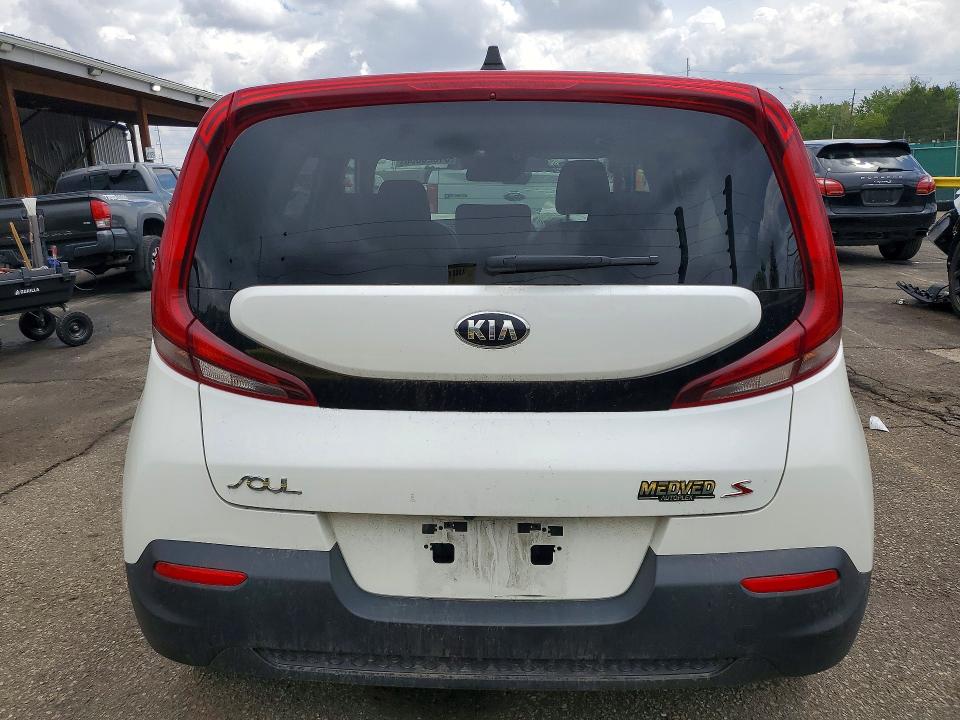 2021 Kia Soul VIN KNDJ23AU7M7144837 COPART salvage auction — FRONT END, Co - Salvage Title, sold $1,350 on 2026-07-07 (photo 6)