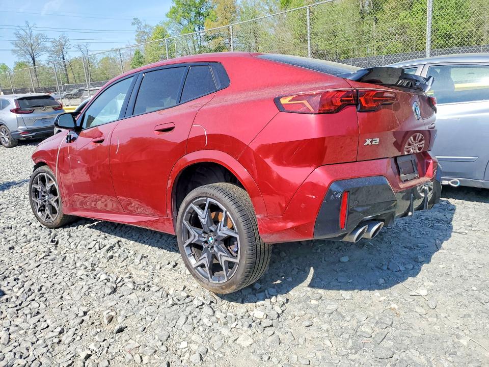 2024 BMW X2 VIN WBX83GM03R5Y61835 COPART salvage auction — FRONT END, Md - Cert Of Salvage > 75% Damage, sold $14,700 on 2026-07-28 (photo 2)