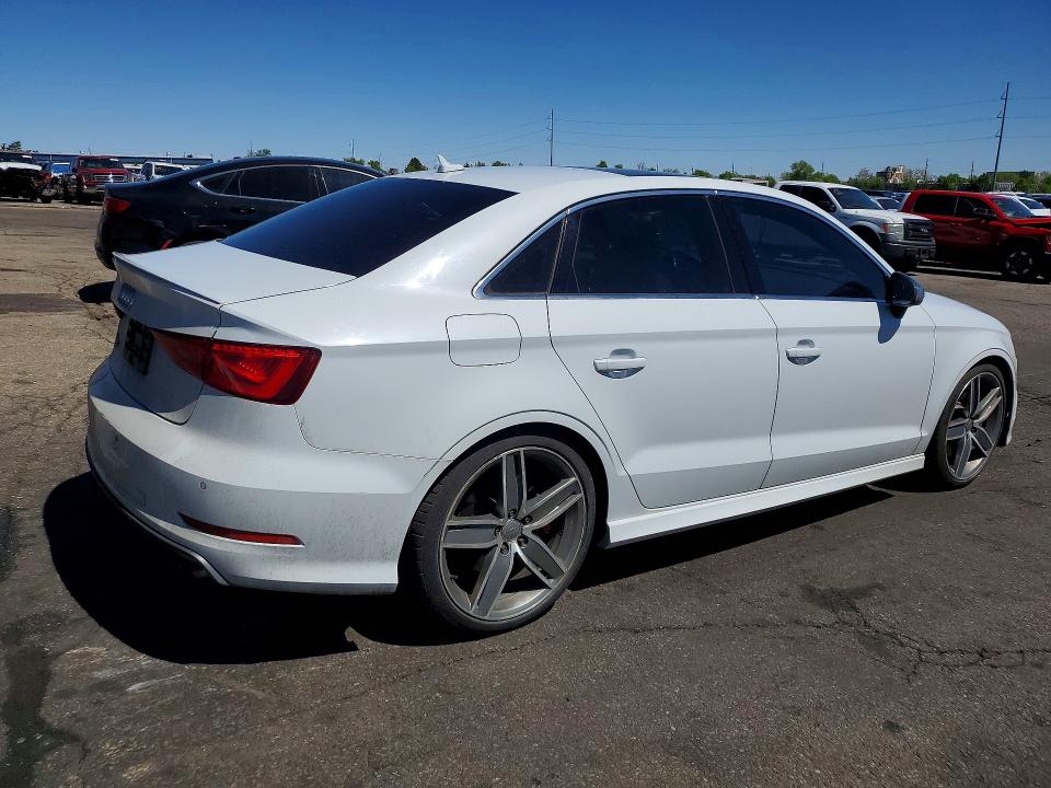 2016 Audi S3 VIN WAUB1GFF2G1067422 COPART salvage auction — FRONT END, Salvage Title, sold $1,650 on 2026-07-09 (photo 3)