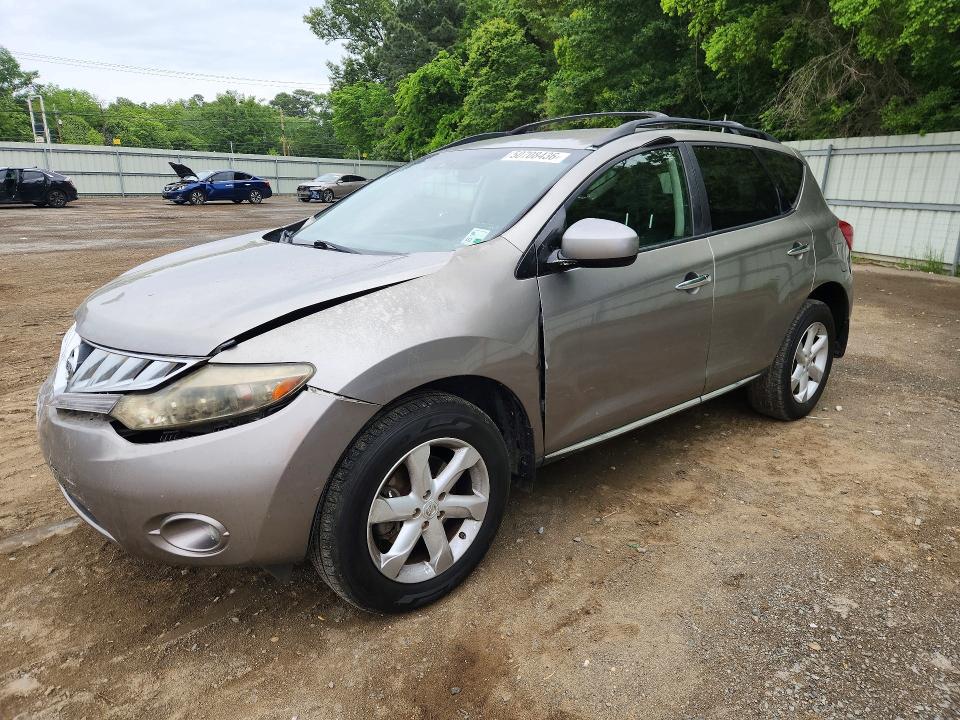 2009 Nissan Murano VIN JN8AZ18U19W007979 COPART salvage auction — ALL OVER, La - Cert Of Title-Salvage, sold $150 on 2026-07-09 (photo 1)