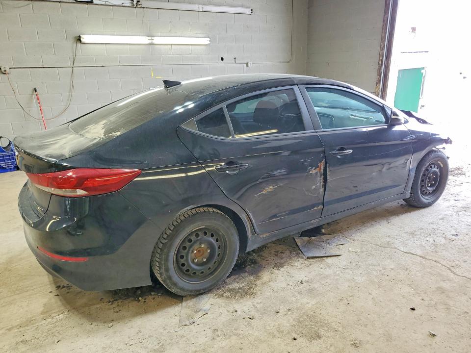 2018 Hyundai Elantra VIN KMHD84LF9JU640974 COPART salvage auction — FRONT END, On - Permit Salvage, sold $125 on 2026-07-06 (photo 3)