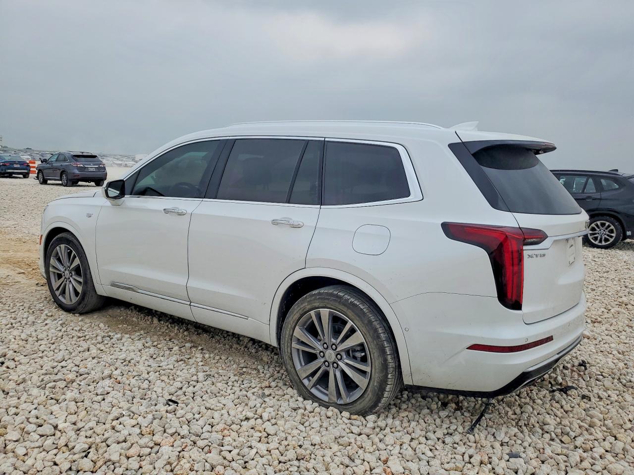 2024 Cadillac Xt6 VIN 1GYKPCRS7RZ719288 COPART salvage auction — Side, TX - SALVAGE VEHICLE TITLE, sold $10,000 on 2026-06-25 (photo 2)