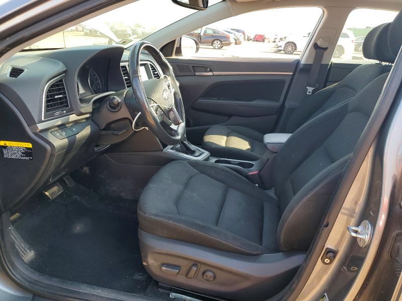 2017 Hyundai Elantra VIN KMHD84LF2HU371338 COPART salvage auction — REAR END, Il - Salvage Certificate, sold $2,350 on 2026-07-09 (photo 7)