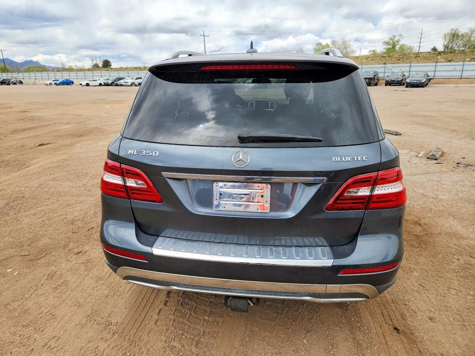 2012 Mercedes-benz Ml-class VIN 4JGDA2EB8CA017322 COPART salvage auction — MINOR DENT/SCRATCHES, NM - CERTIFICATE OF TITLE, sold $300 on 2026-07-29 (photo 6)