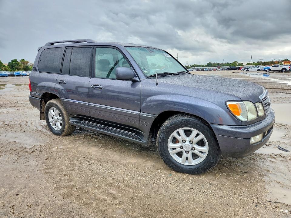 2004 Lexus Lx 470 VIN JTJHT00W943547090 COPART salvage auction — REAR END, Fl - Certificate Of Title (P), sold $11,400 on 2026-07-07 (photo 4)