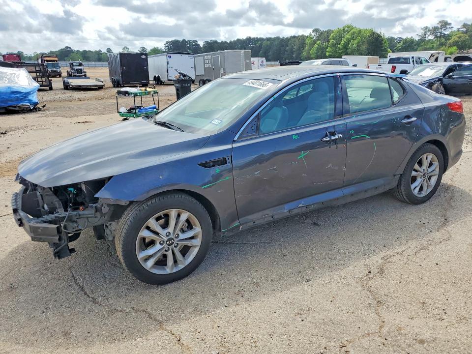 2011 Kia Optima VIN KNAGN4A74B5097063 COPART salvage auction — FRONT END, Tx - Salvage Vehicle Title, sold $400 on 2026-07-13 (photo 1)