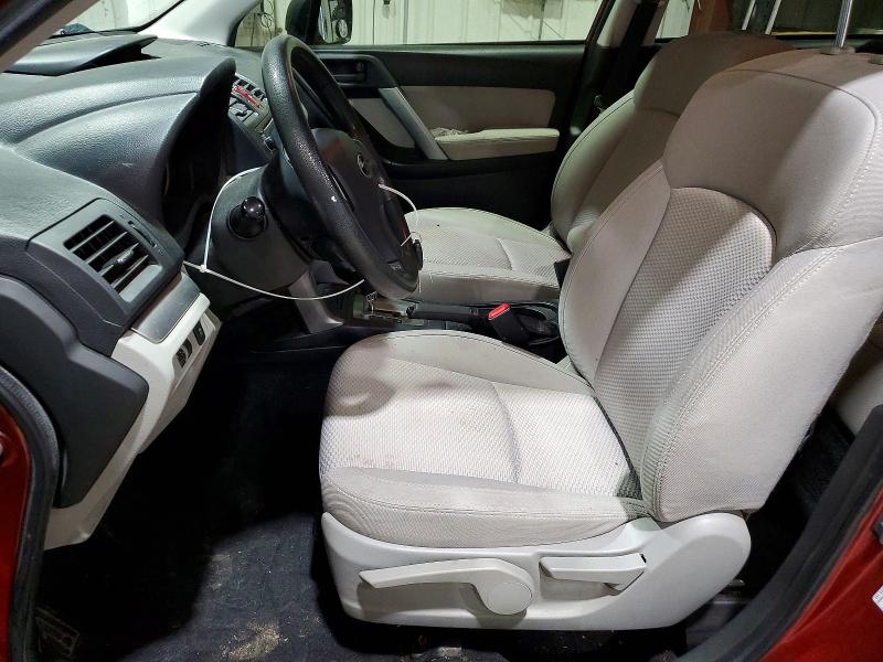2015 Subaru Forester VIN JF2SJABC1FH825284 COPART salvage auction — HAIL, Salvage Title, sold $2,750 on 2026-07-27 (photo 7)