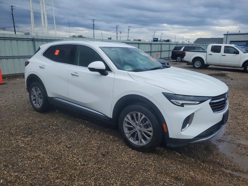 2022 Buick Envision VIN LRBAZLR40ND168253 COPART salvage auction — HAIL, Il - Salvage Certificate, sold $4,550 on 2026-07-15 (photo 4)