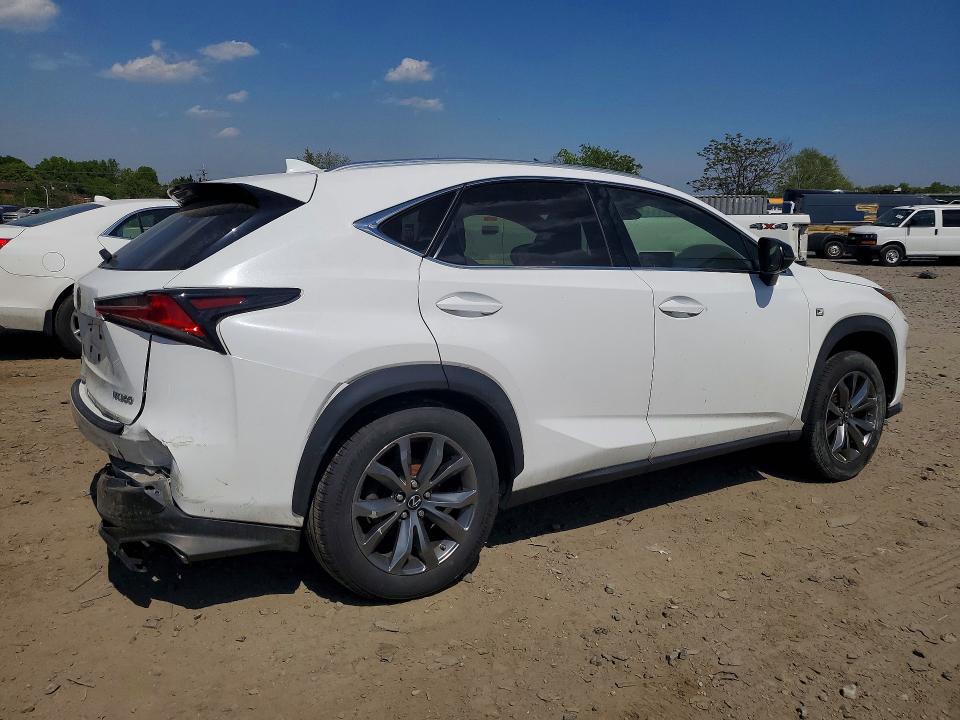 2019 Lexus Nx VIN JTJYARBZ3K2143075 COPART salvage auction — UNDERCARRIAGE, Md - Cert Of Salvage > 75% Damage, sold $1,300 on 2026-07-23 (photo 3)