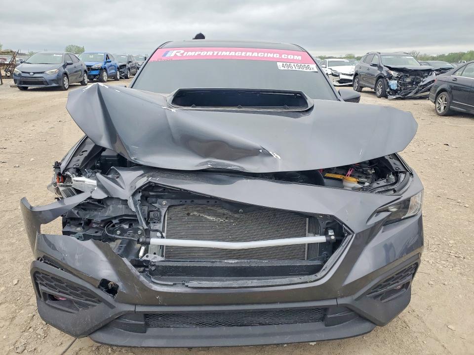 2022 Subaru Wrx VIN JF1VBAF62N9029347 COPART salvage auction — FRONT END, Mo - Salvage Certificate Of Title, sold $100 on 2026-07-28 (photo 5)